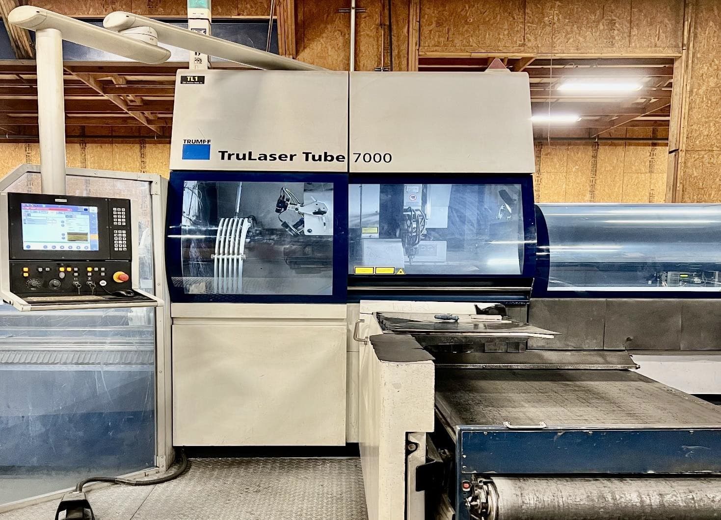3600 Watt Trumpf TruLaser Tube 7000 (T03) Laser, 2015- 30' LoadMaster, 10" Chuck
