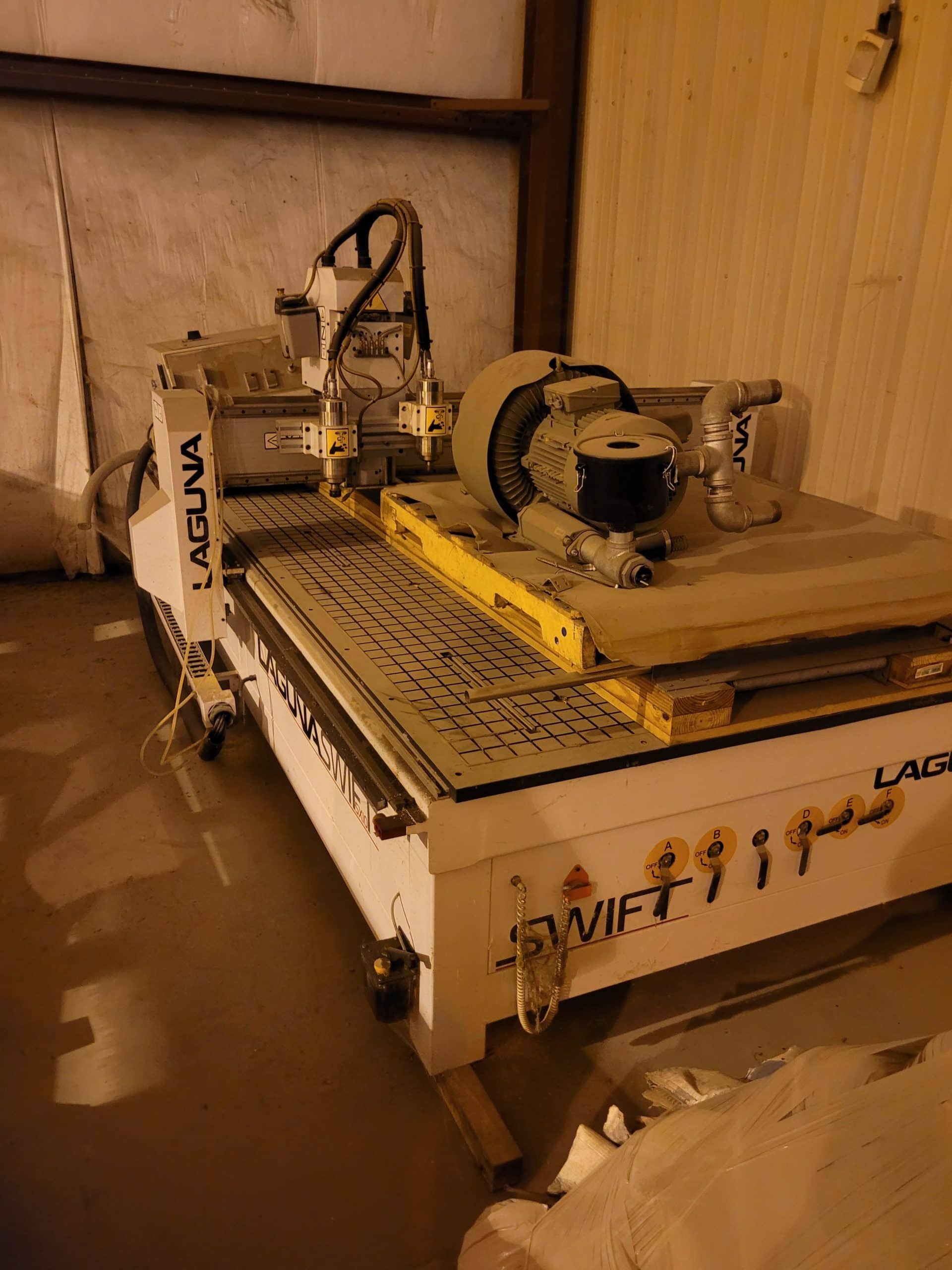 5' x 10' Laguna Swift CNC Router, 2017 - Liquid Cooled Spindle, Tooling Included