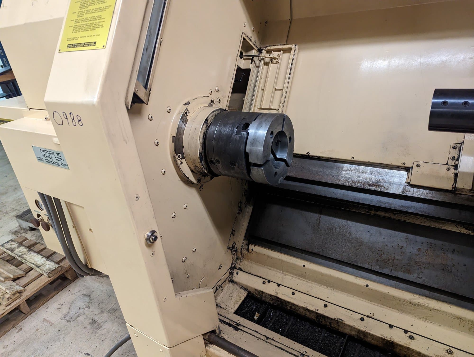 Cincinnati Milacron Cinturn 8C Series 1208 CNC Lathe, 1991- Low Hours - Image 3