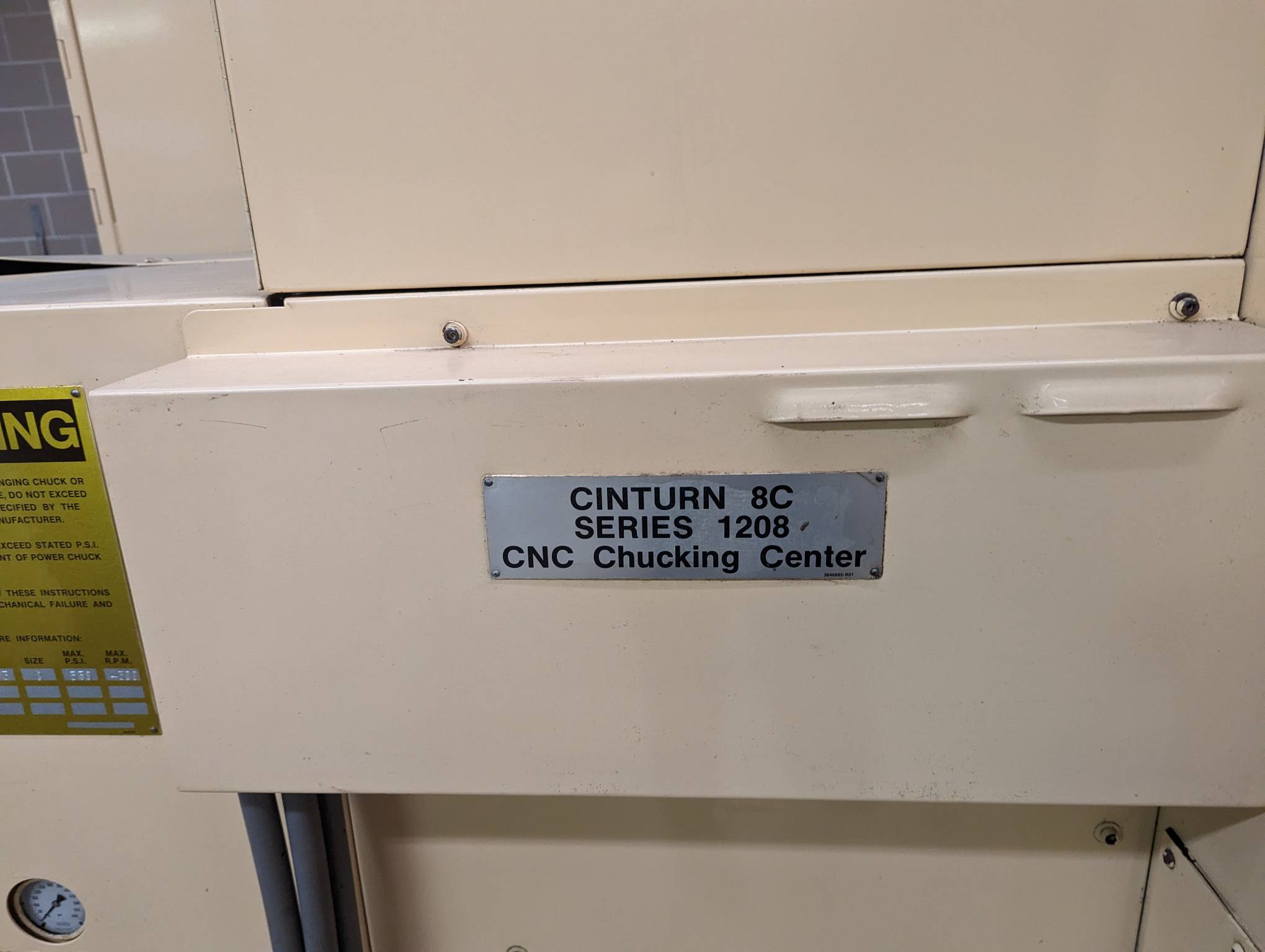 Cincinnati Milacron Cinturn 8C Series 1208 CNC Lathe, 1991- Low Hours - Image 6