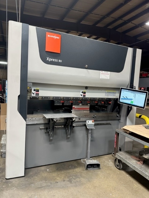 88 Ton x 6.8' Bystronic Xpress 80/2100 CNC Press Brake - 2021, 4 Axis Back Gauge System, Low Usage - Image 2