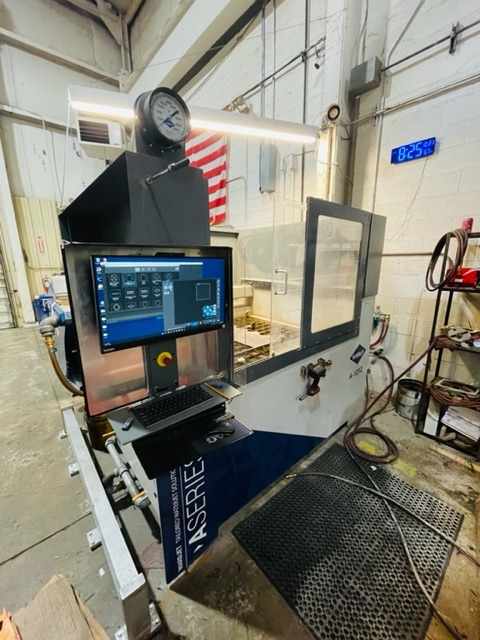 4' x 4' Wardjet A-1212 Waterjet, 2021- Extremely Low Hours!