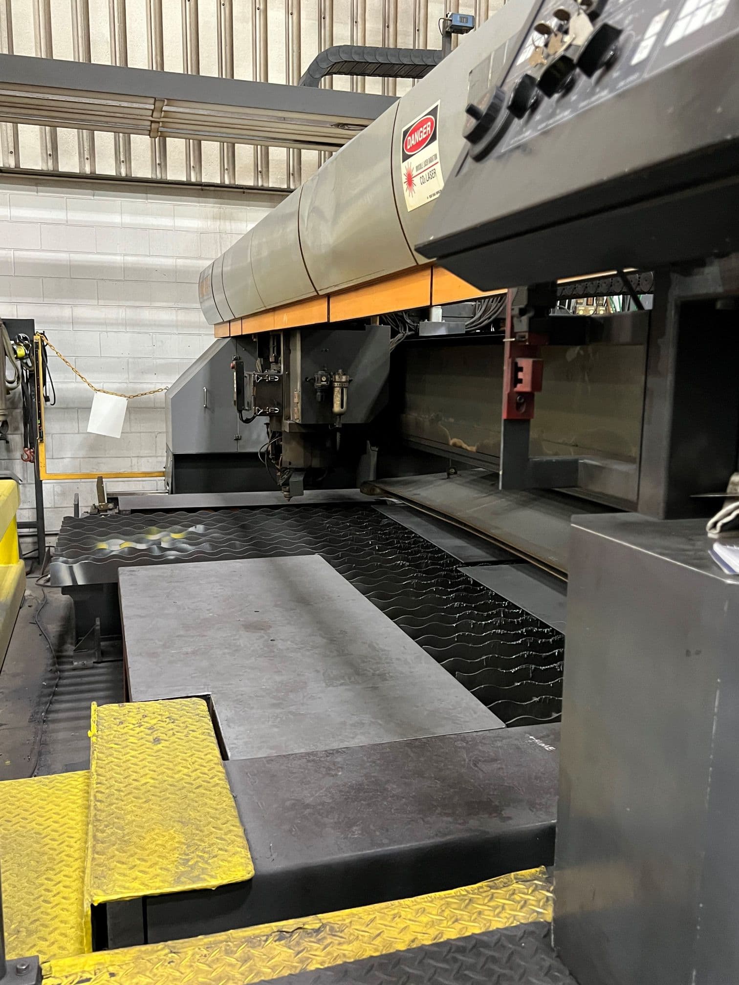 6000 Watt Tanaka LMX VII-TF6000 CO2 Laser, 2008 - 13' x 84' - Image 13