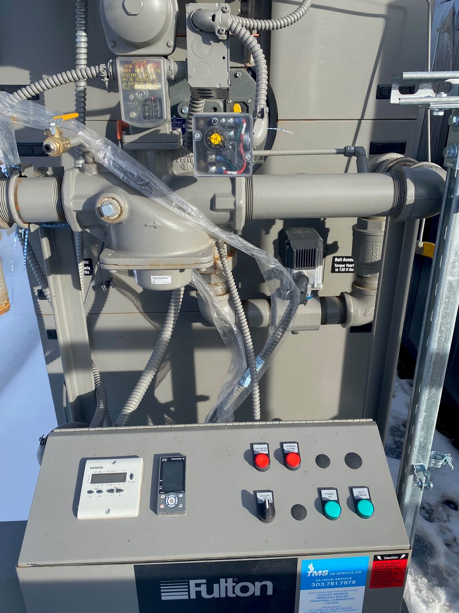 4630 MBH Fulton VTG-5000 Natural Gas Condensing Water Boiler, 2016