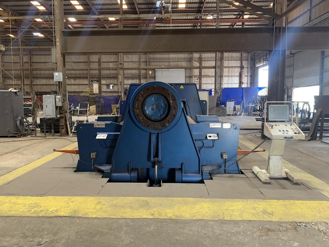 3.35" x 10' Faccin 4HEL 3176 CNC Plate Roller, 2013 - Image 4