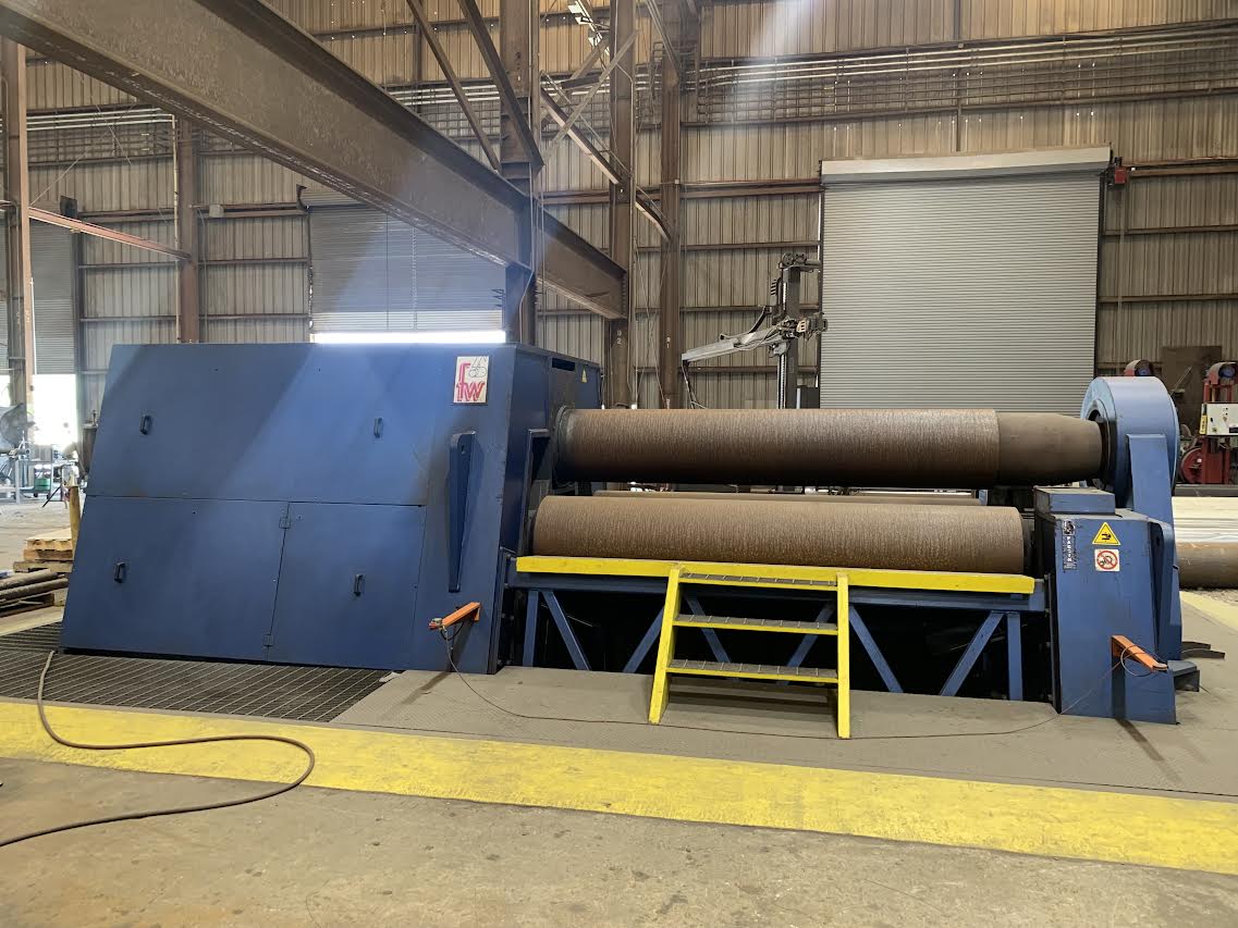 3.35" x 10' Faccin 4HEL 3176 CNC Plate Roller, 2013 - Image 2