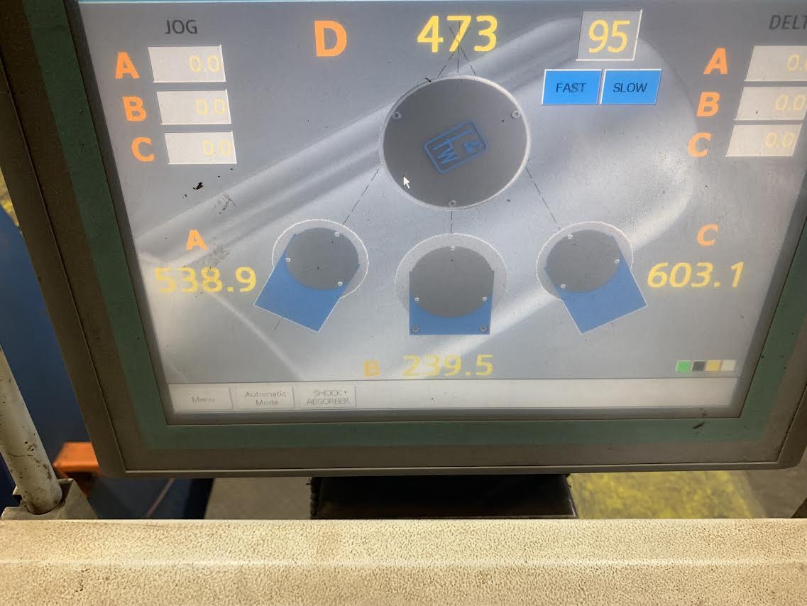 3.35" x 10' Faccin 4HEL 3176 CNC Plate Roller, 2013 - Image 13