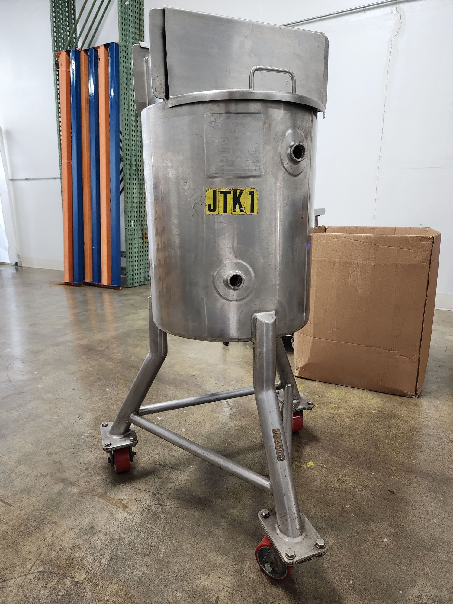 12 Gallon Walker Stainless Steel Jacketed Kettle, 1989 - Image 2