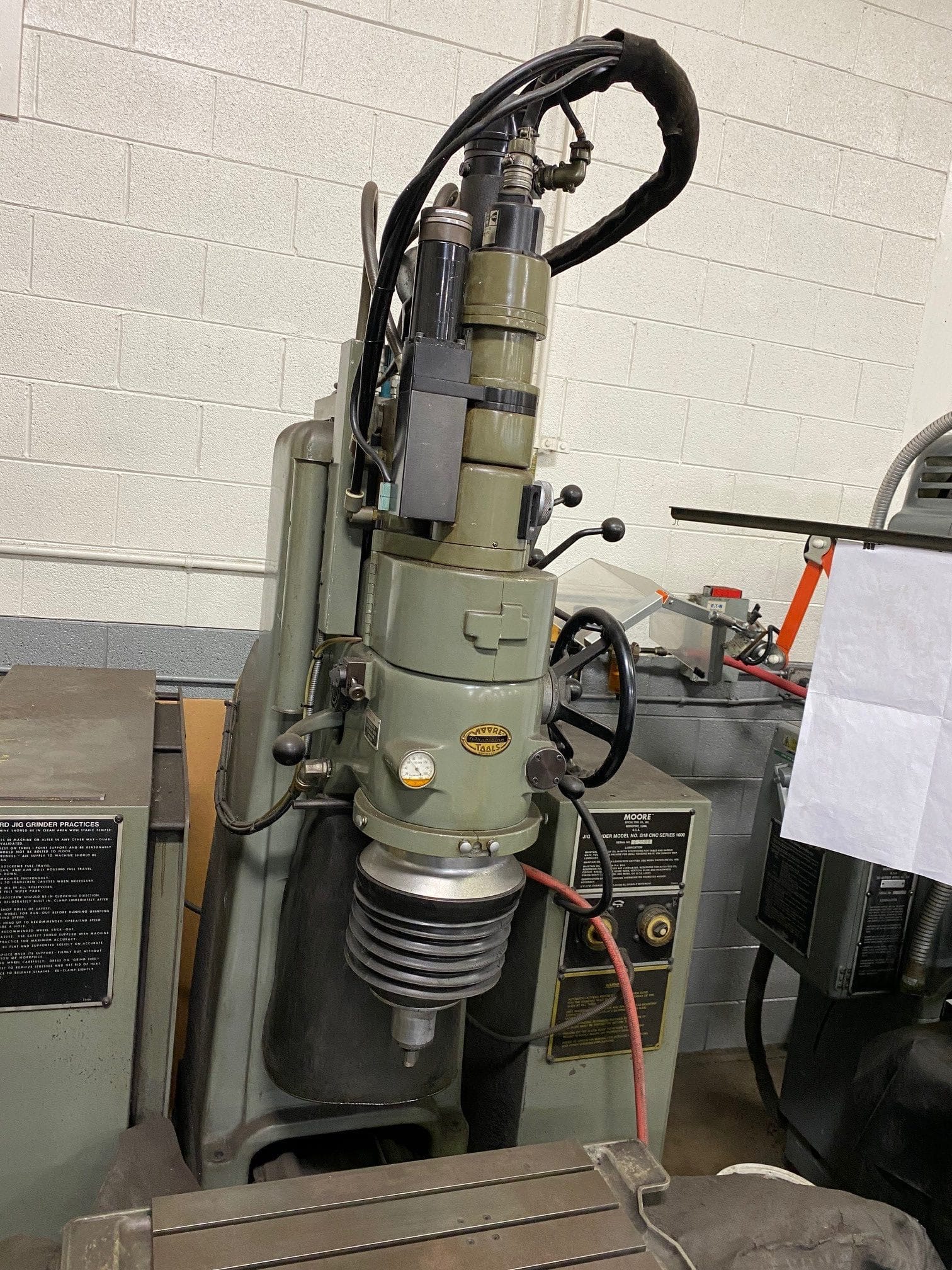 Moore G18 CNC Jig Grinder, 1989 - 11" x 24" Table - Image 2