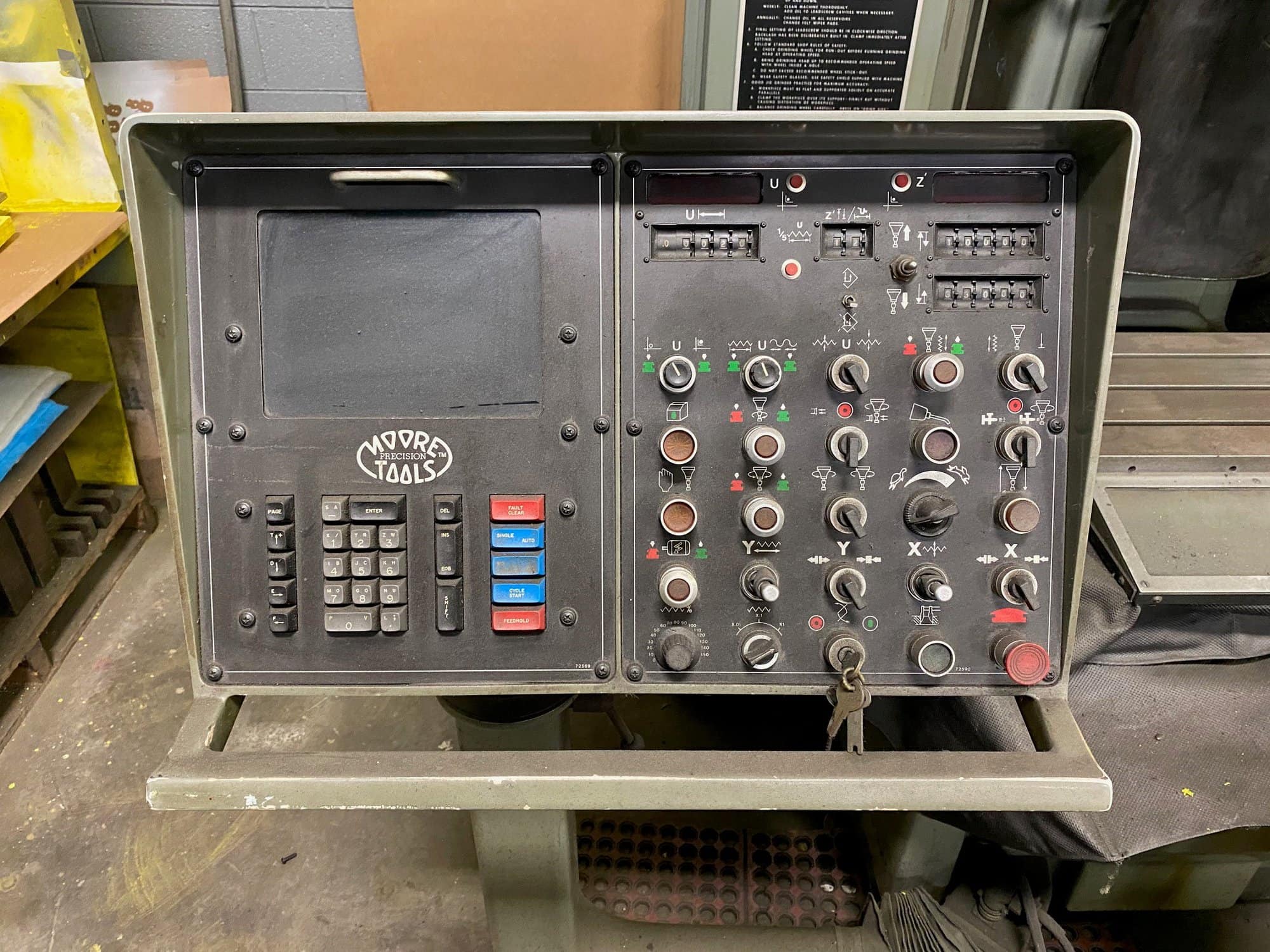 Moore G18 CNC Jig Grinder, 1989 - 11" x 24" Table - Image 4