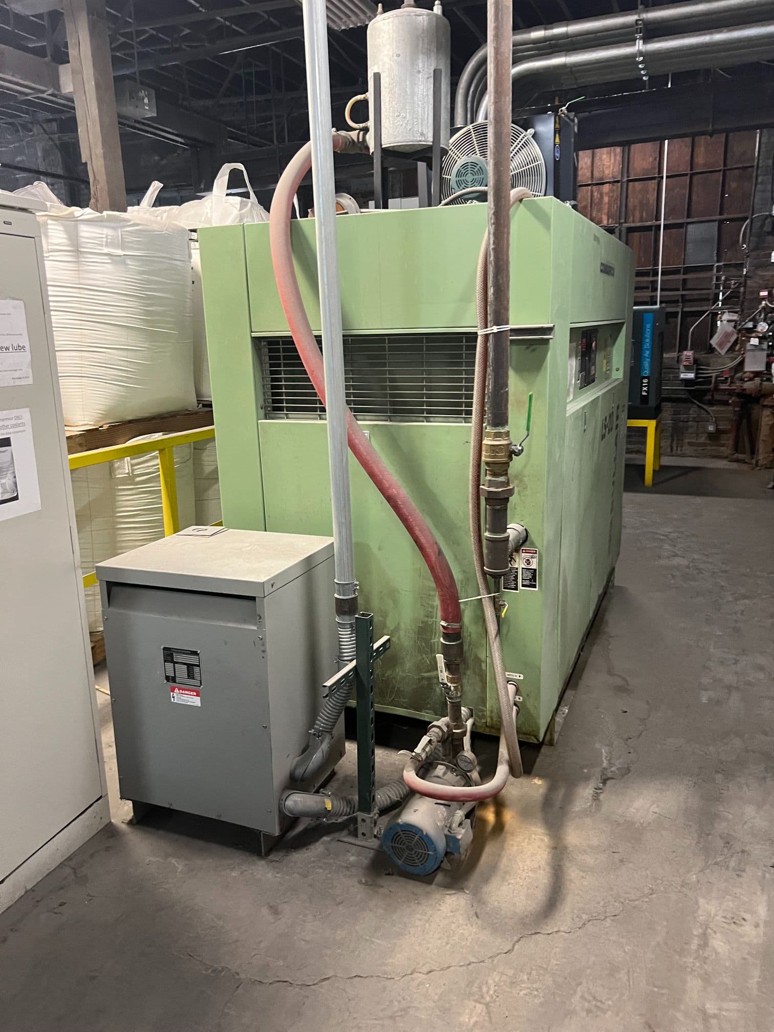 100 HP Sullair LS20-100H Rotary Screw Air Compressor, 1998