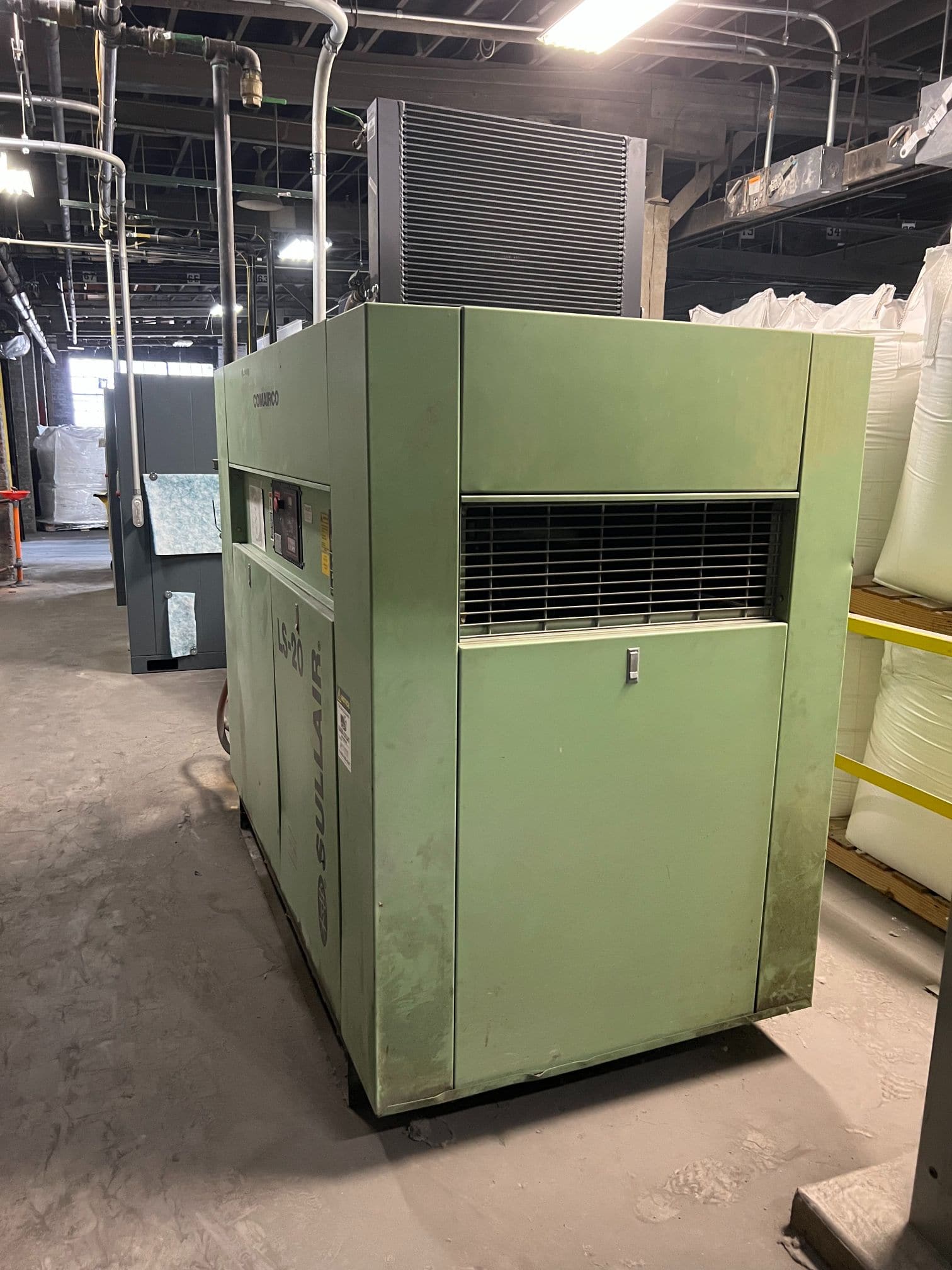 100 HP Sullair LS20-100H Rotary Screw Air Compressor, 1998 - Image 2