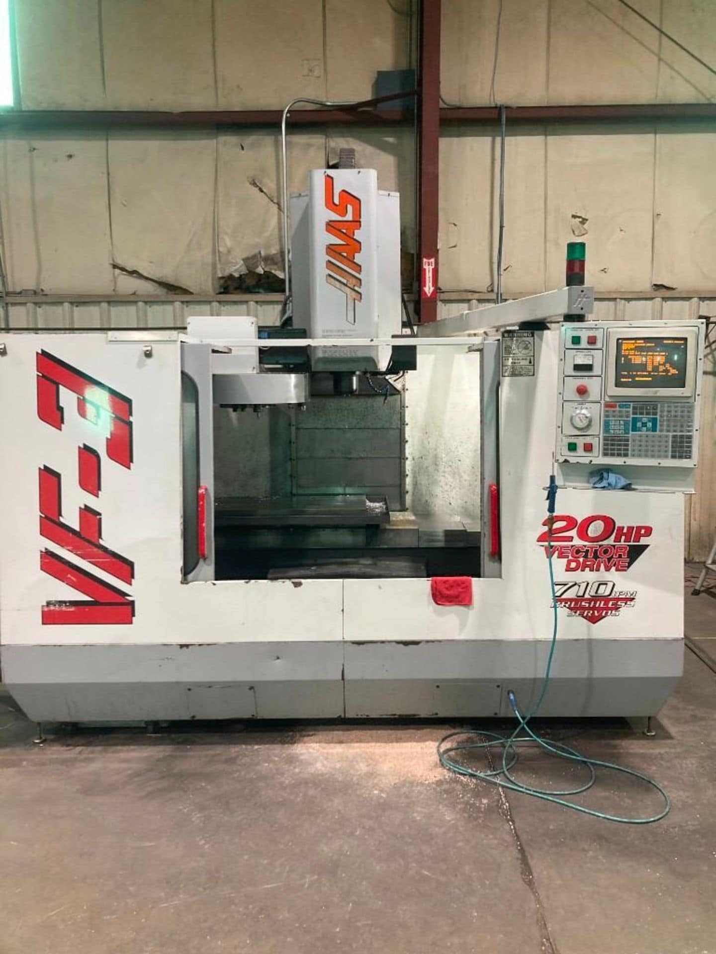 1997 haas vf3 vertical machining center