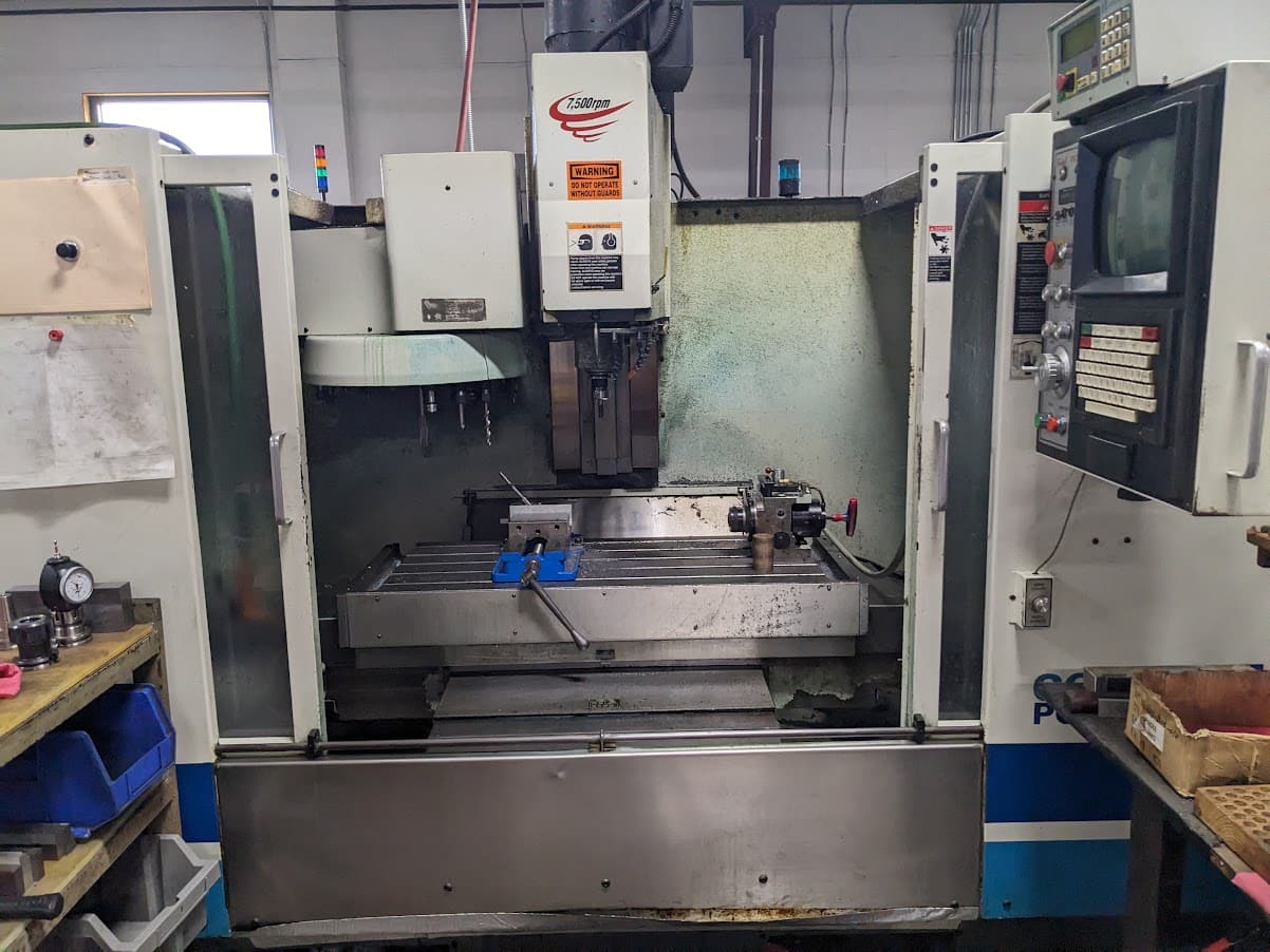 Fadal 4020AHT, 1999 - w/ Hardinge 4th Axis