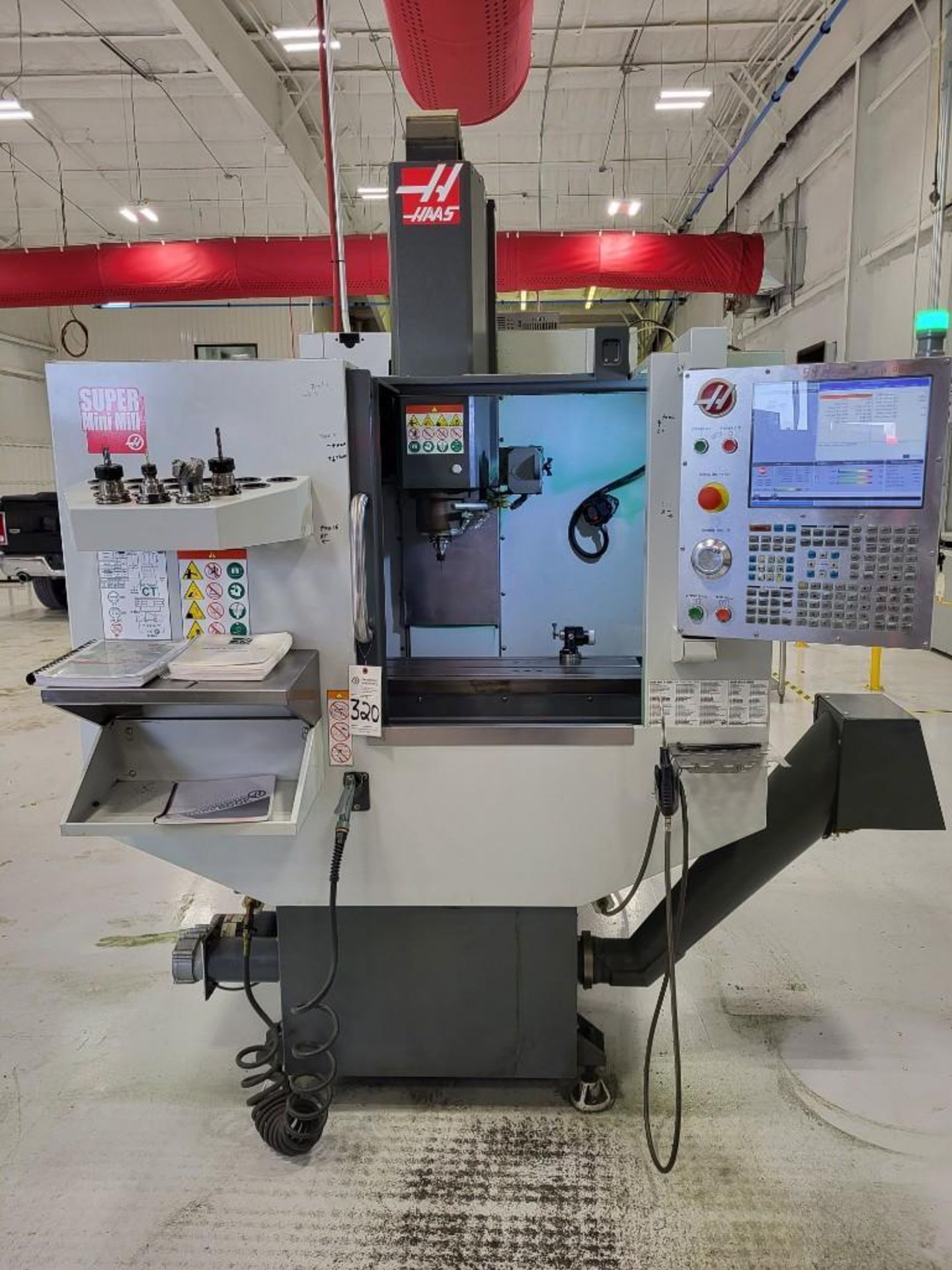 2017 haas super mini mill with wips and chip auger
