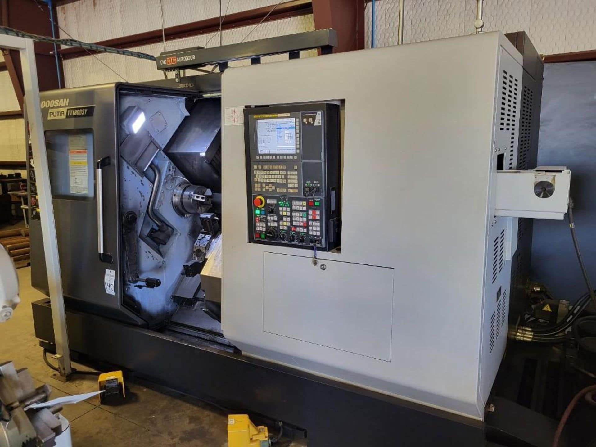 2018 doosan turning center model puma tt1800sy