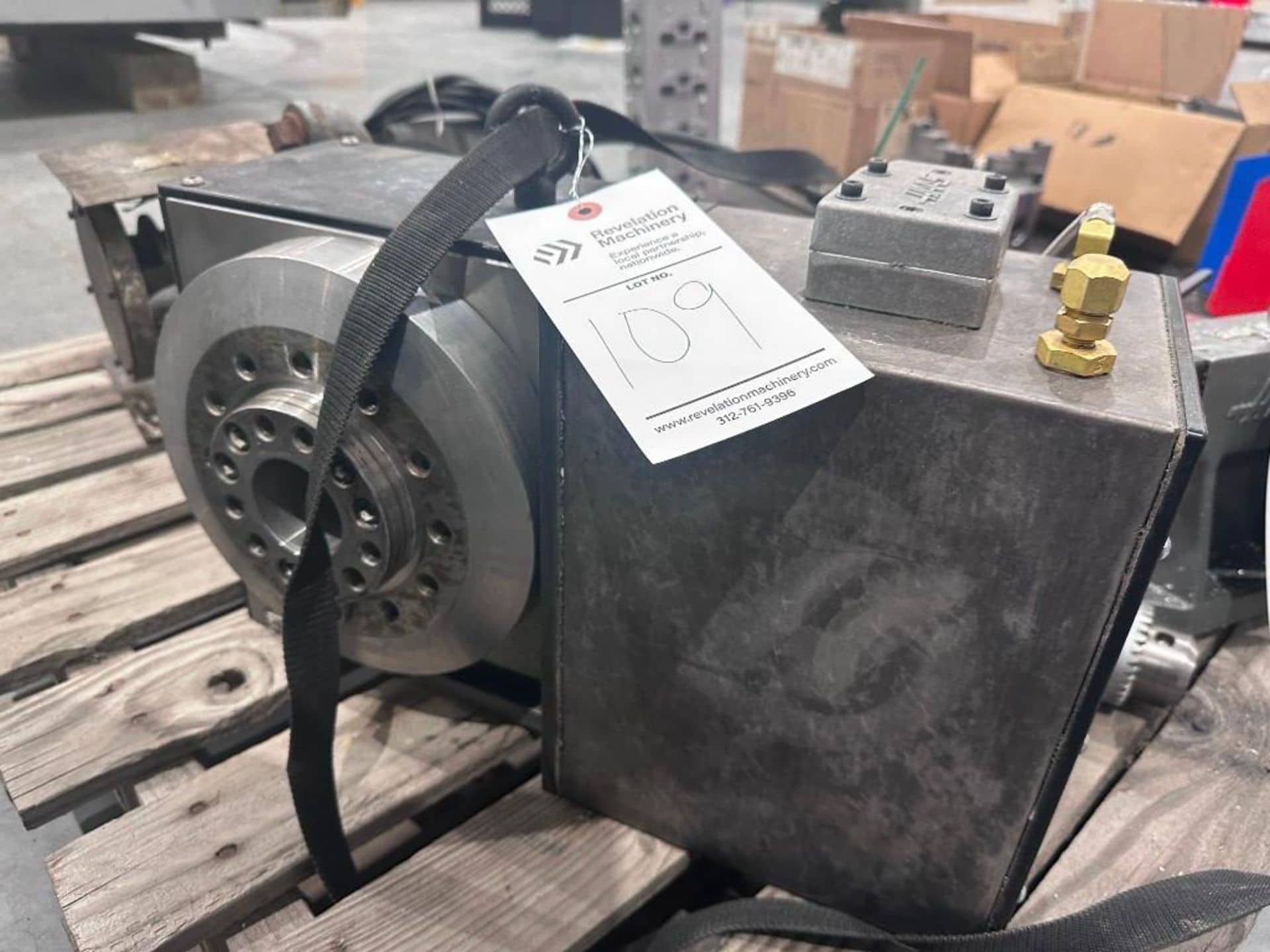 2021-haas-hrta6-rotary-table-with-a1-6-spindle-nose-lot-109 2021 haas hrta6 rotary table with a1 6 spindle nose
