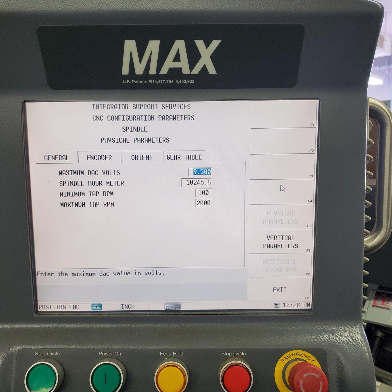 Hurco VM10 VMC, 2008 - WinMax Control, Chip Conveyor, Spindle Chiller - Image 3