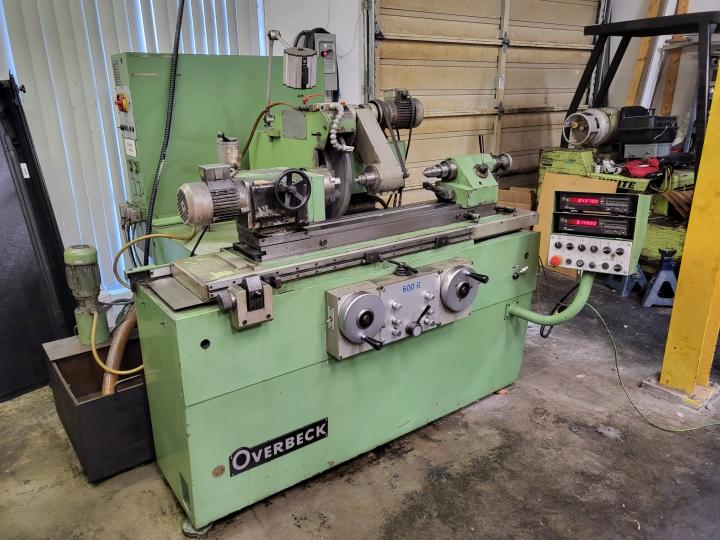 Overbeck 600R Cylindrical OD/ID Grinder, 1986 - Digital Read Out