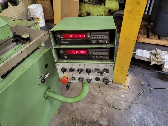 Overbeck 600R Cylindrical OD/ID Grinder, 1986 - Digital Read Out - Image 4