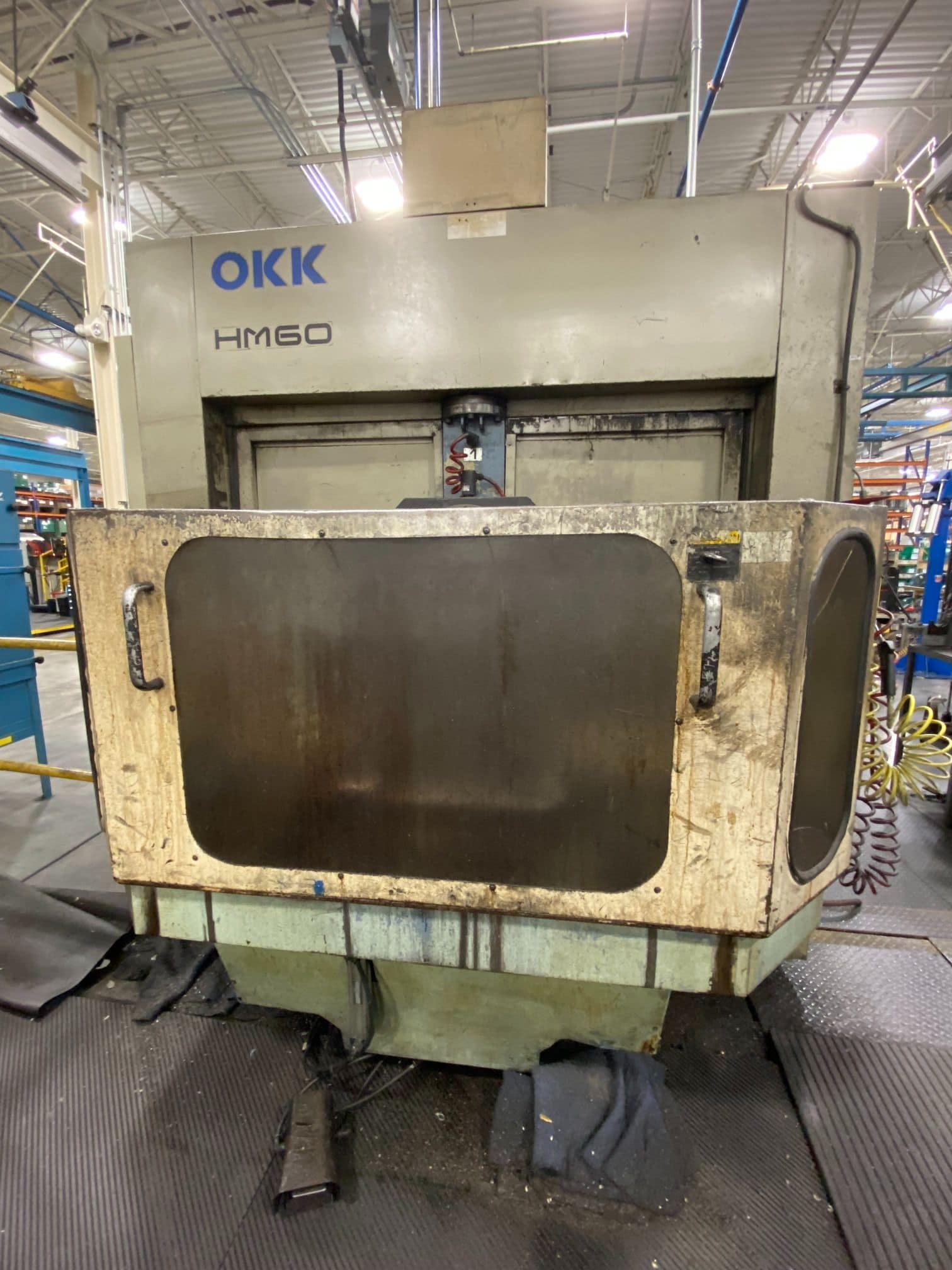 OKK HM60 CNC HMC, 1998 - CTS, Chip Conveyor, Fanuc Control - Image 2