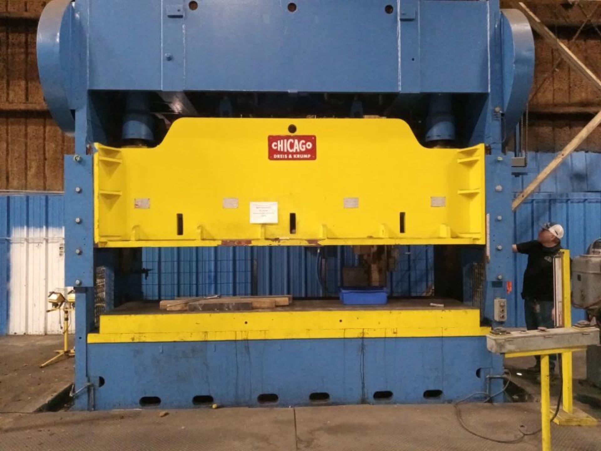 36 by 144 chicago dreis and krump 300 ton press ss300 36 144