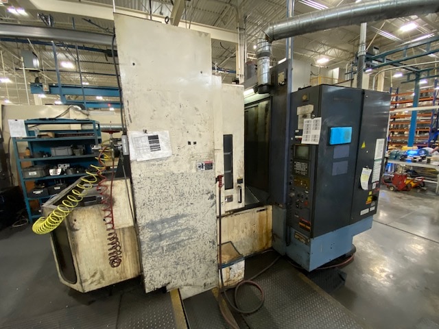 OKK HM60 CNC HMC, 1998 - CTS, Chip Conveyor, Fanuc Control - Image 3