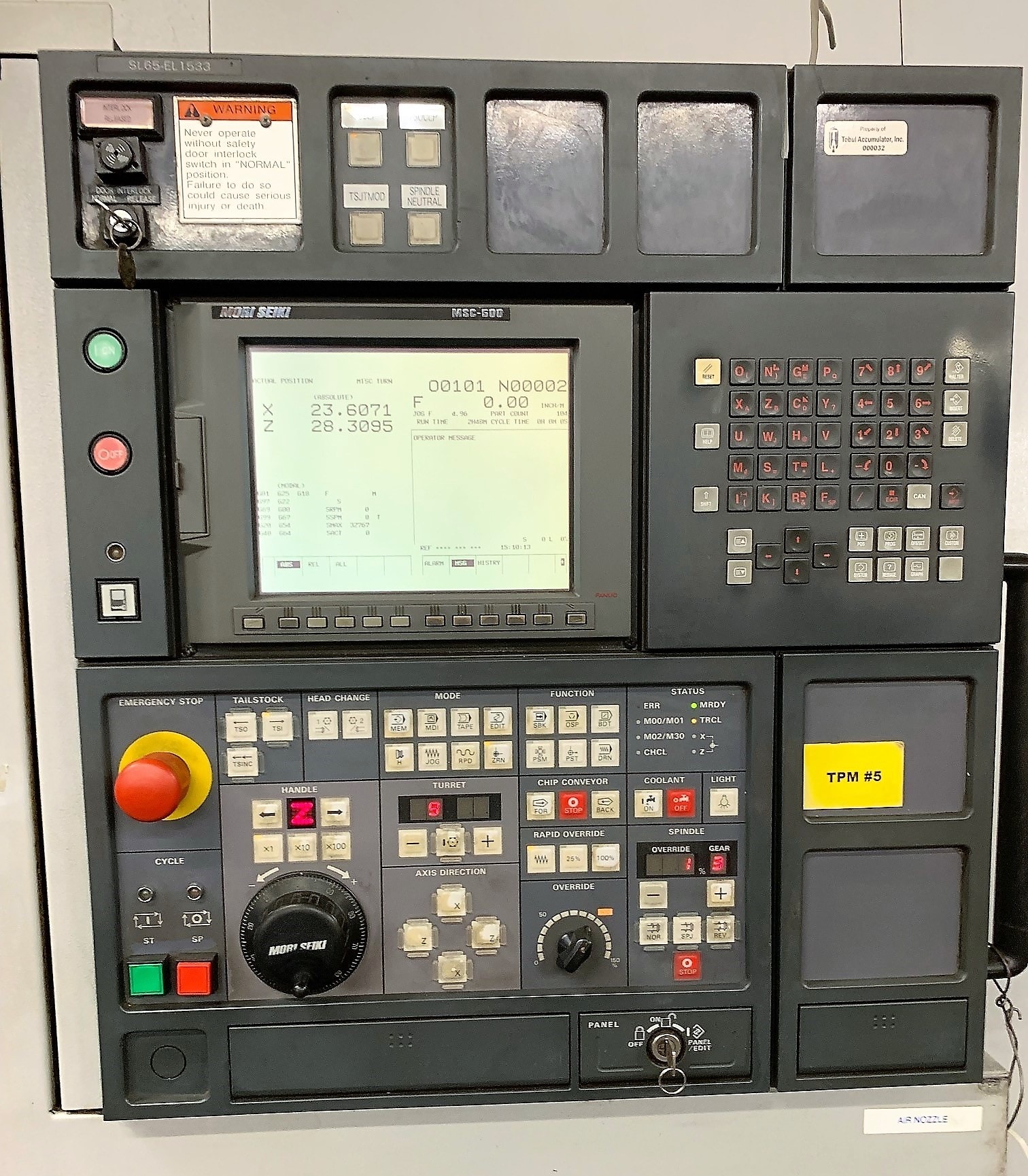 Mori Seiki SL-65A CNC Lathe - 2006, Video Available - Image 7