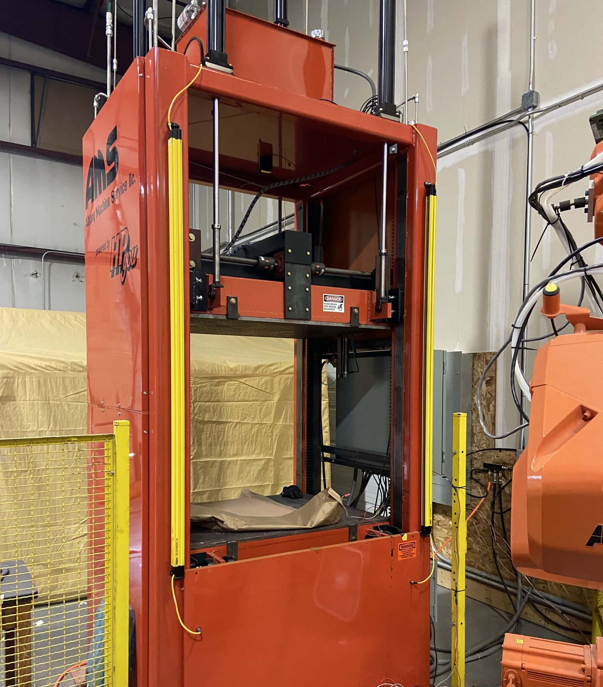 150 Ton AMS Double Action Molding Press, 2017