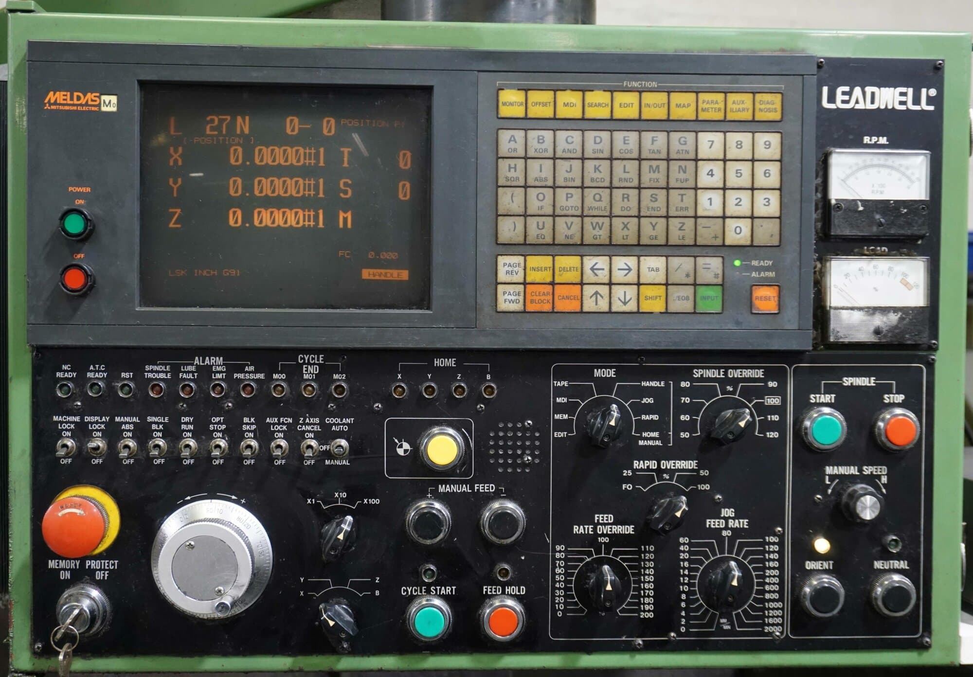 Leadwell MCV-760E CNC VMC, 1987 - Image 2