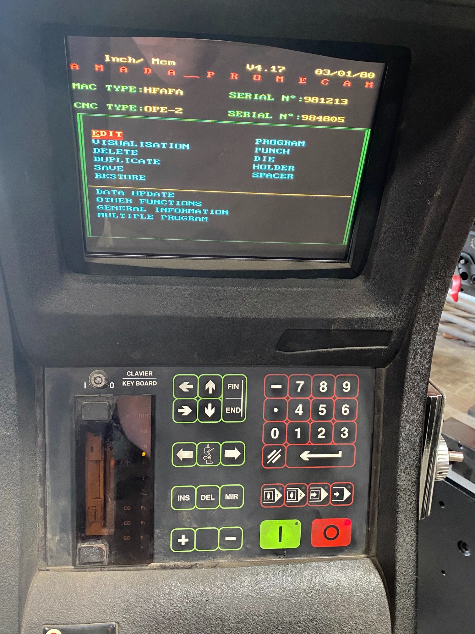 187 Ton x 13' Amada HFB 1704 CNC Hydraulic Press Brake, 1998 - Refurbished! - Image 7