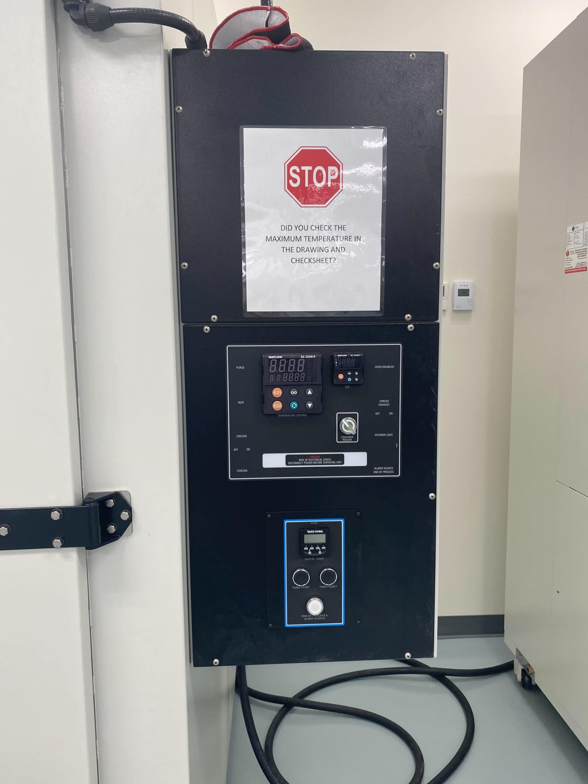 TPS Blue M DCW-966-G-PM Electric Inert Gas Batch Oven, 2013 - Only Used Once, Welded Liner - Image 4