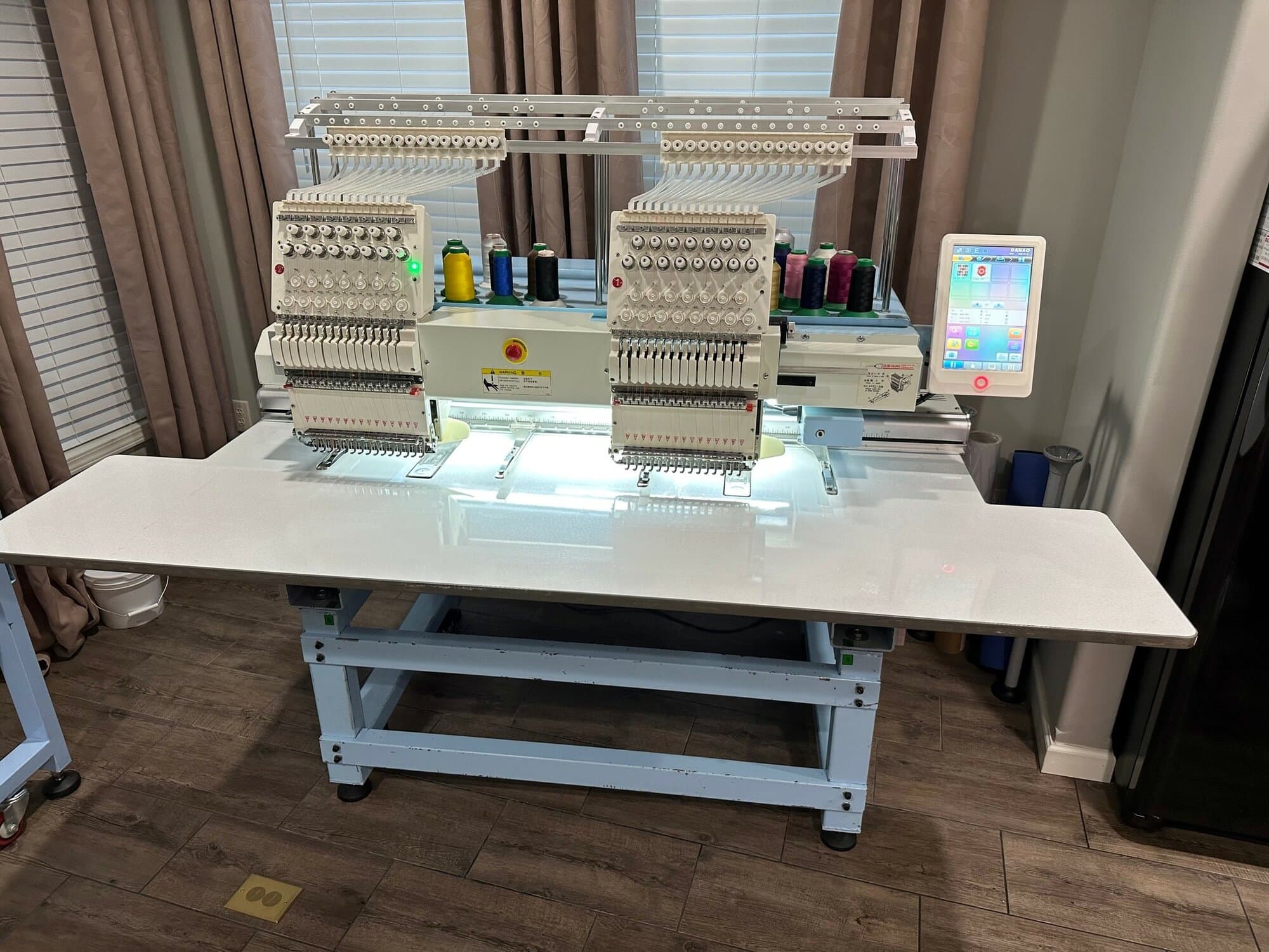 Doublelin DLCF-1502 Double Head Embroidery Machine, 2019