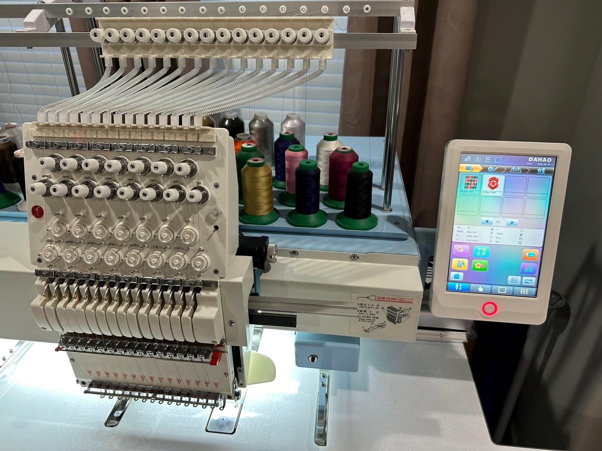 Doublelin DLCF-1502 Double Head Embroidery Machine, 2019 - Image 2