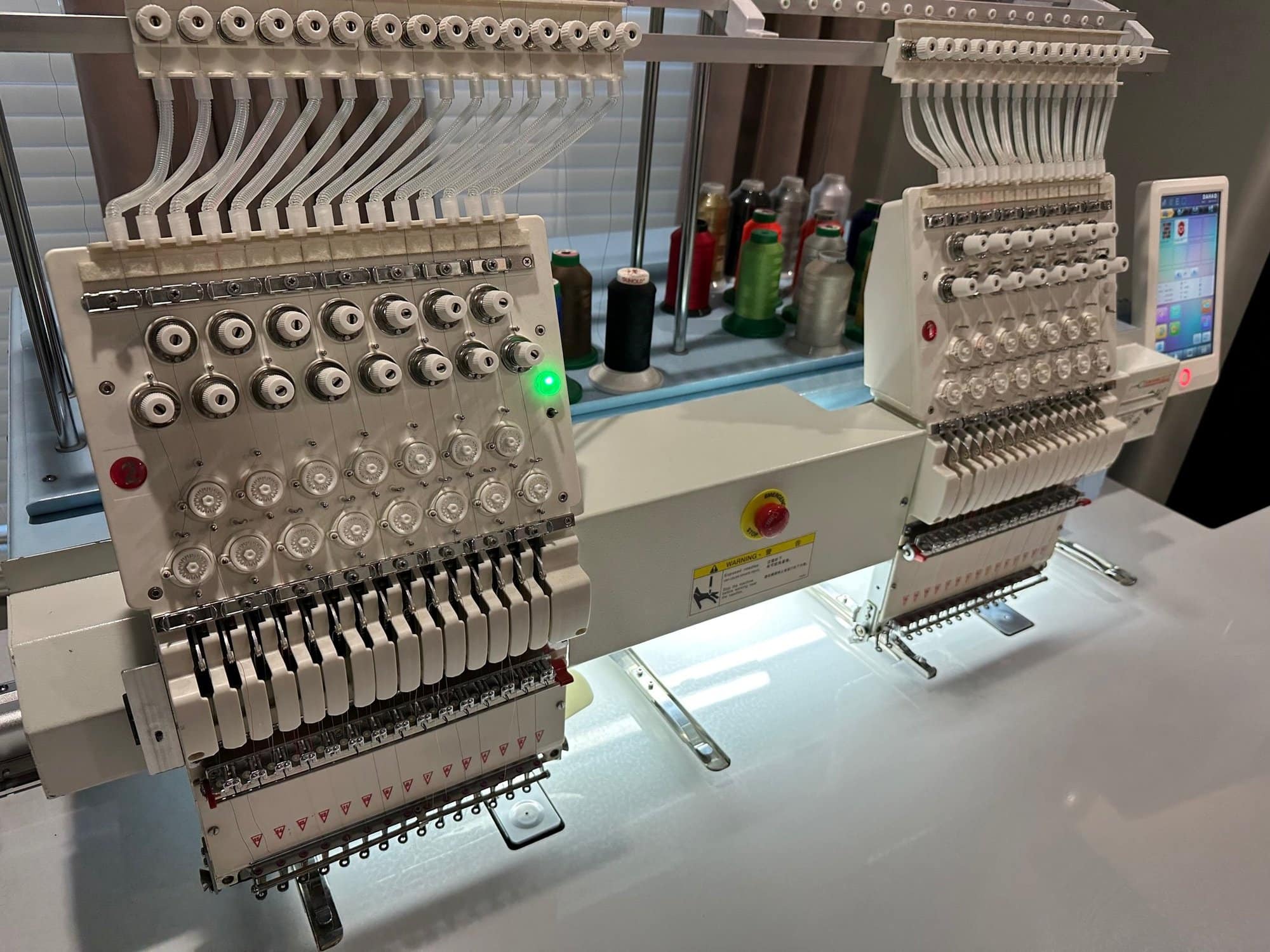 Doublelin DLCF-1502 Double Head Embroidery Machine, 2019 - Image 3
