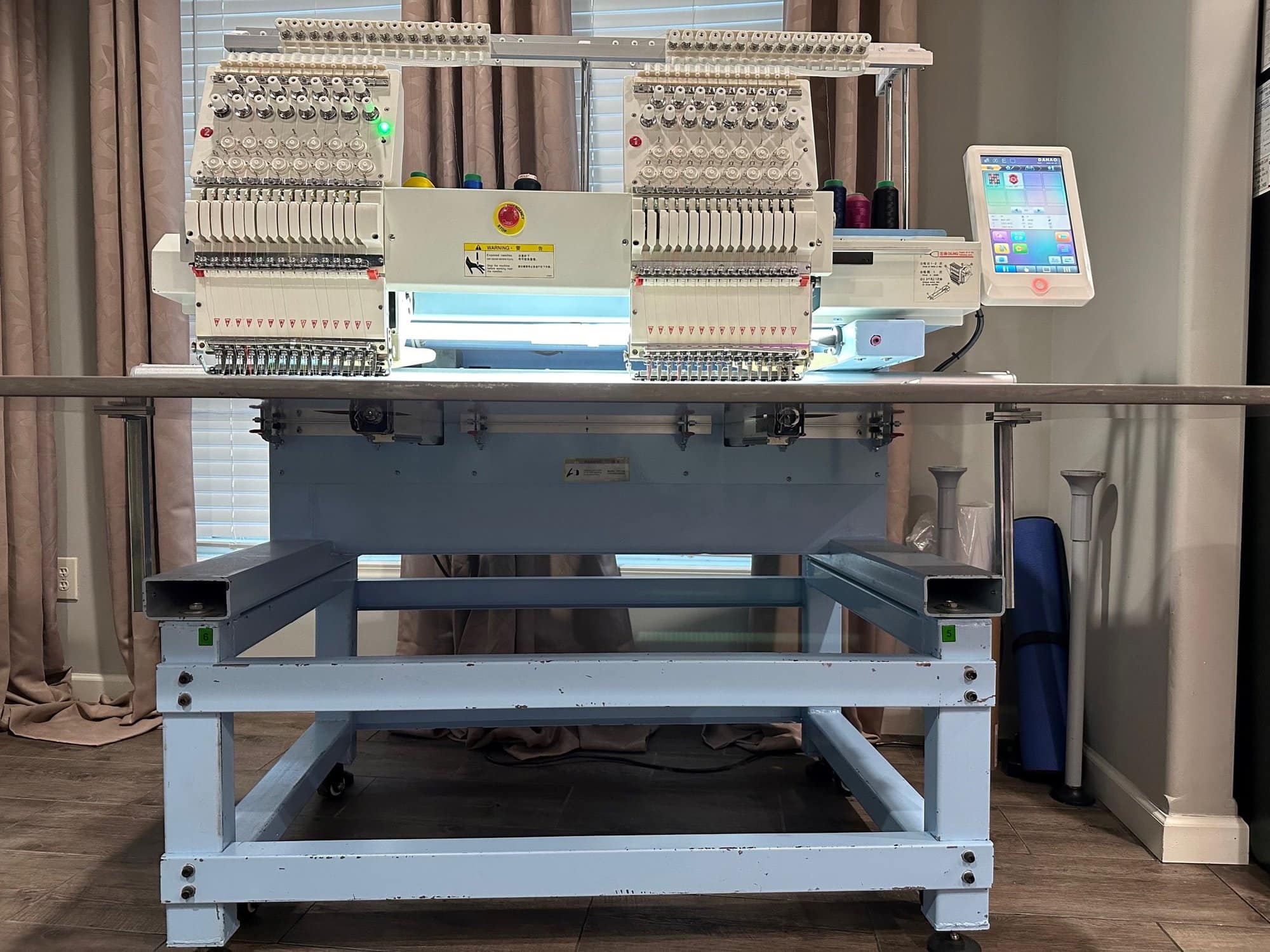 Doublelin DLCF-1502 Double Head Embroidery Machine, 2019 - Image 4