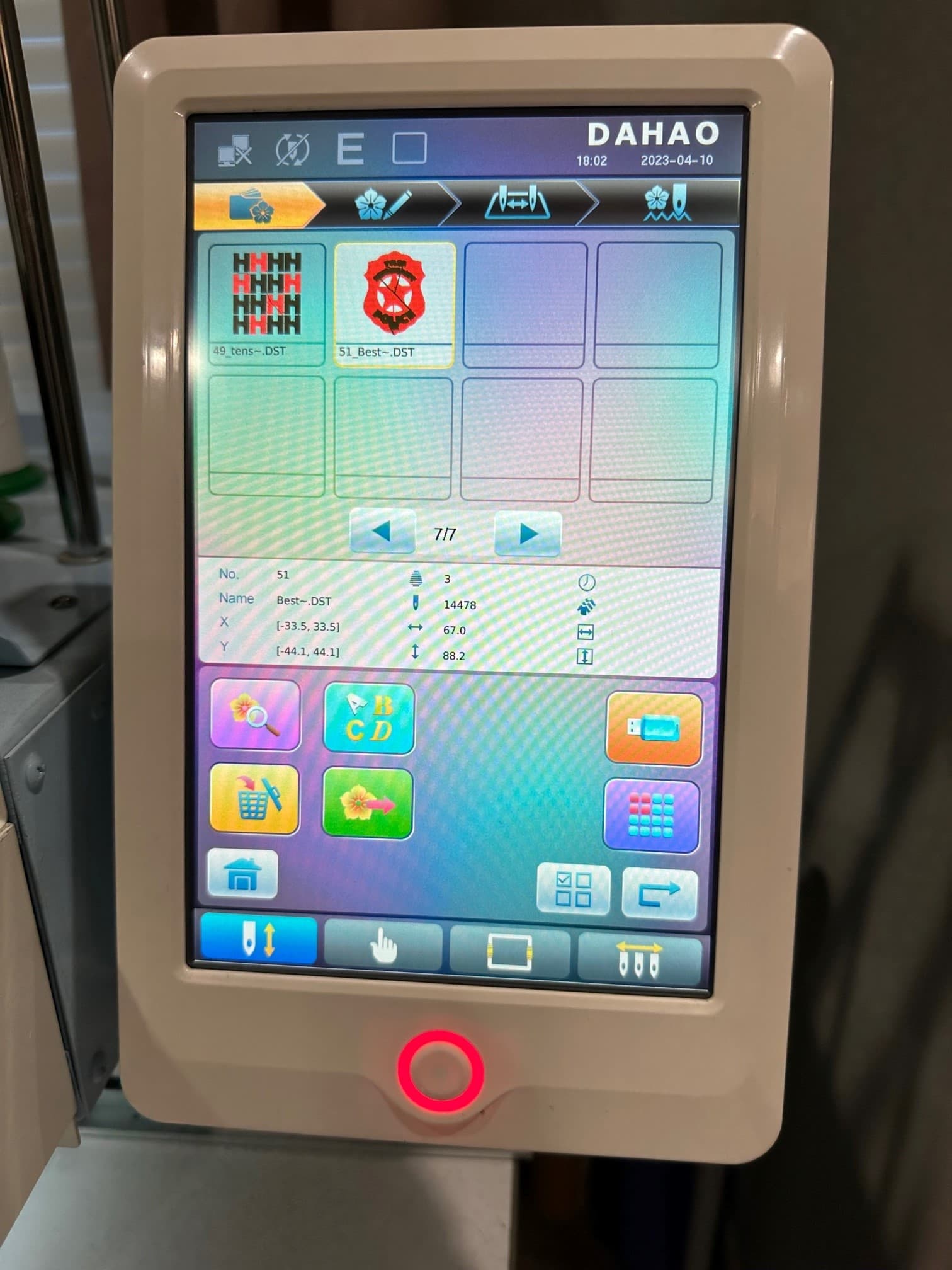 Doublelin DLCF-1502 Double Head Embroidery Machine, 2019 - Image 7