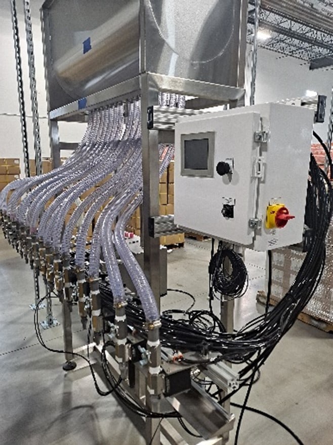 ELF 16-Head Automatic Gravity Filler, Refurbished (2) - Image 6