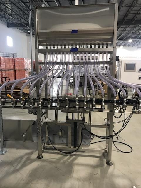 ELF 16-Head Automatic Gravity Filler, Refurbished (2)