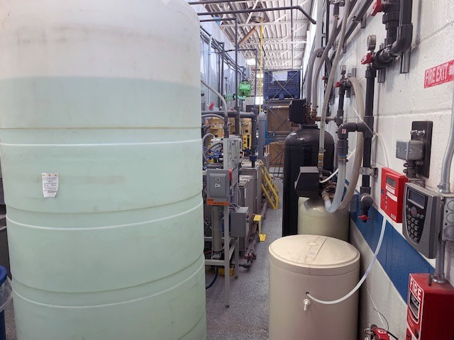 GFC 4 Stage Stainless Steel Spray Parts Washer, 2016 - Overhead Conveyor, Heat Dry, Reverse Osmosis - Image 7