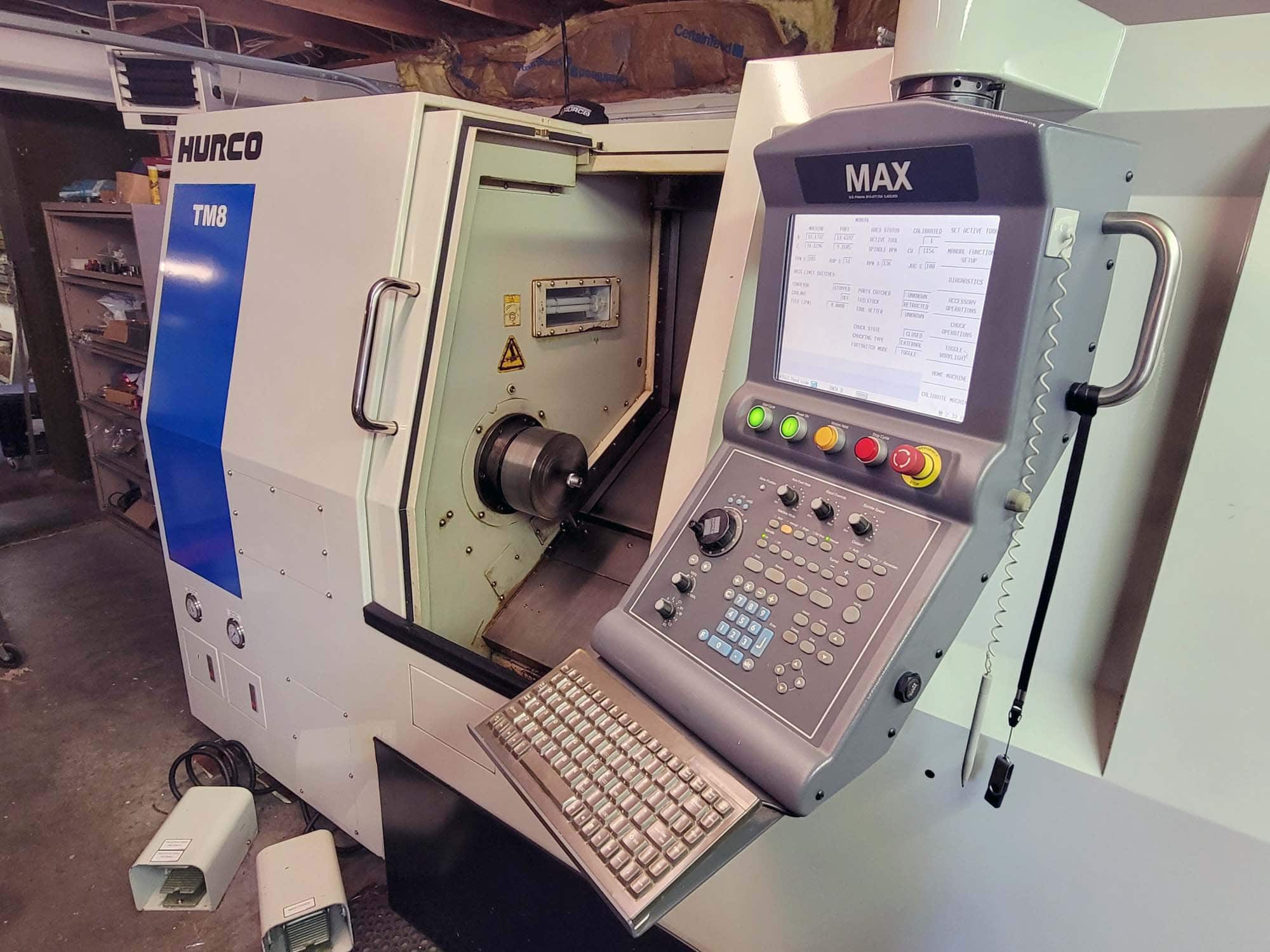 Hurco TM8 CNC Lathe, 2011 - Tailstock, Under 500 Hours, CLEAN! - Image 3