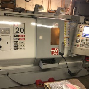 Haas SL-20TB CNC Lathe, 2007 - Big Bore, Programmable Tailstock, Chip Conveyor, Tool Presetter