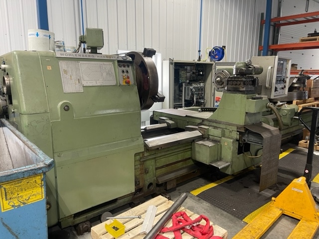 Wohlenberg Hannover VM 1250 NC CNC Flat Bed Lathe- 54" x 162", 6" Bore, CNC Retrofit 2006 - Image 2