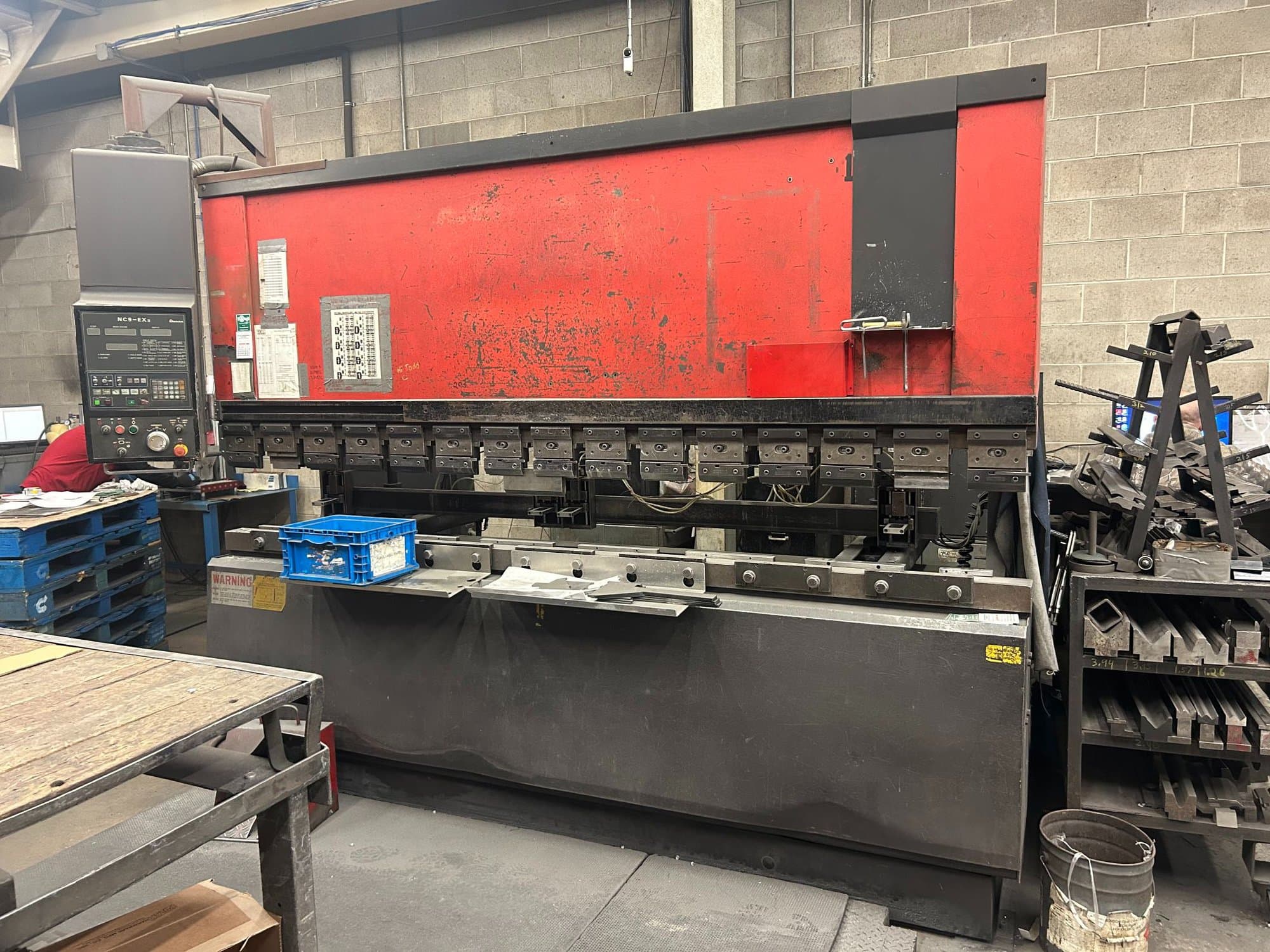 187 Ton x 13' Amada HFB 1704 CNC Press Brake, 1998