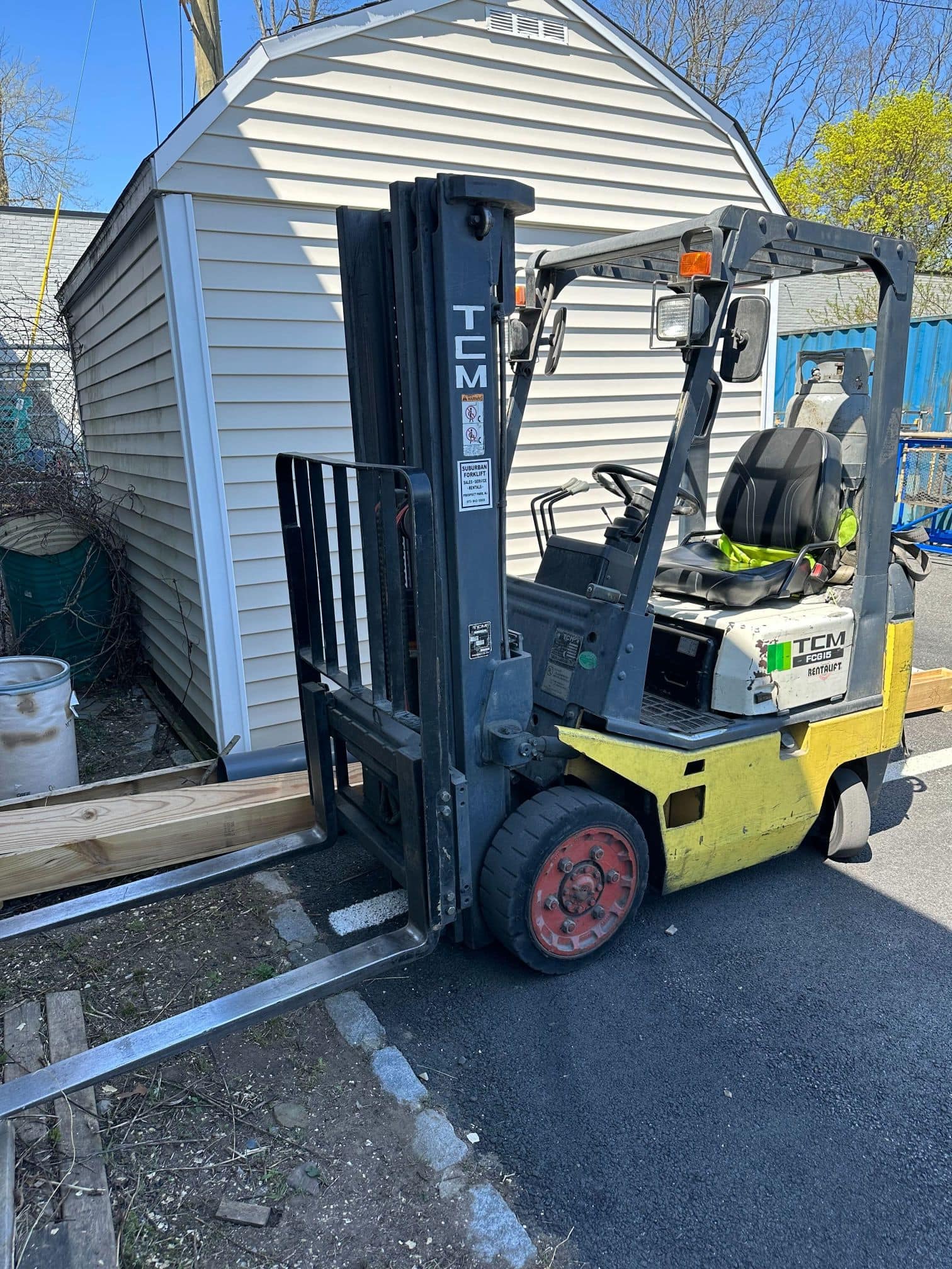 Toyo TCM FCG15 3,000Lb Propane Forklift, 2002 - Image 3