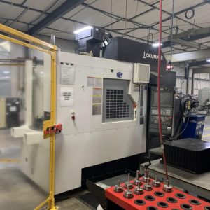 Okuma MF-46VA VMC CNC, 2019 - Pallet Changing, 35k Spindle, Hydraulic Fixture, Robotic Interface, Laser Touchsetter, Probe