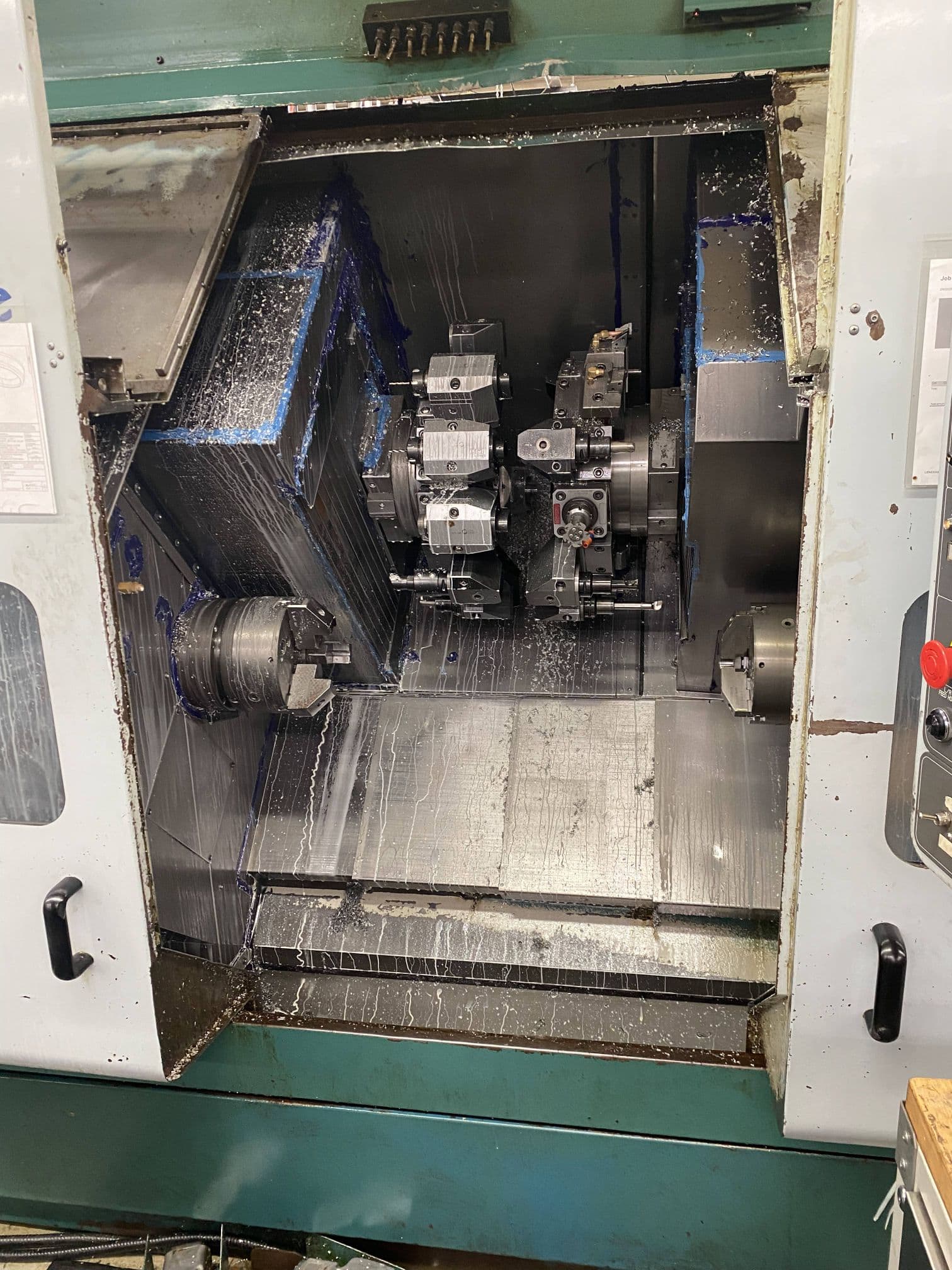 Nakamura-Tome TW-20 CNC Lathe, 2002 - Gantry Robot, Chip Conveyor - Image 3