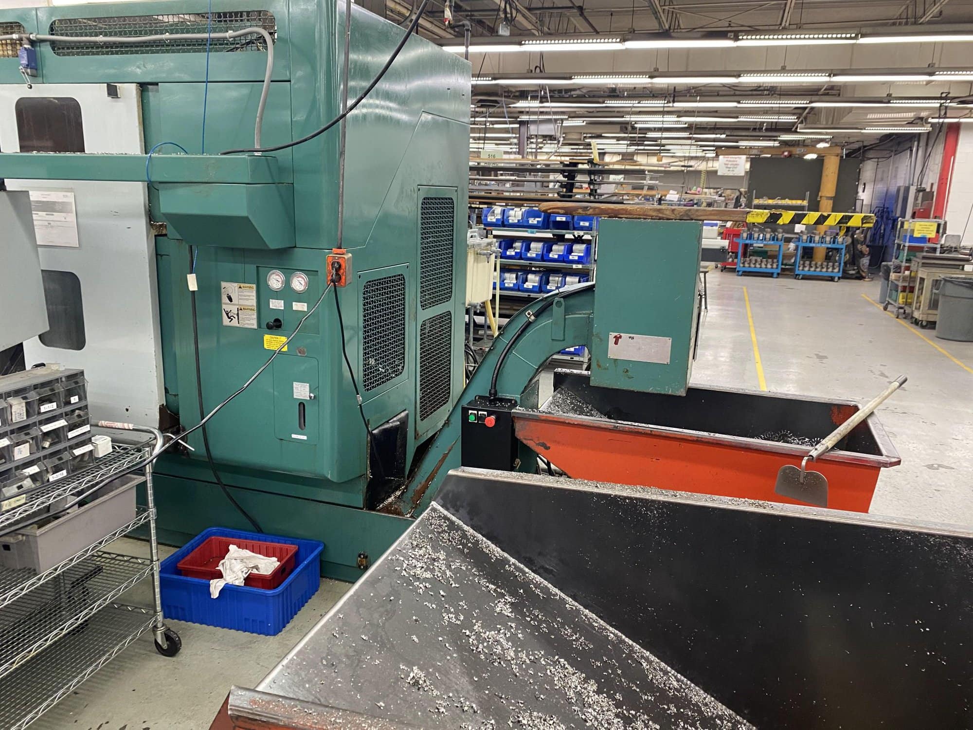 Nakamura-Tome TW-20 CNC Lathe, 2002 - Gantry Robot, Chip Conveyor - Image 6