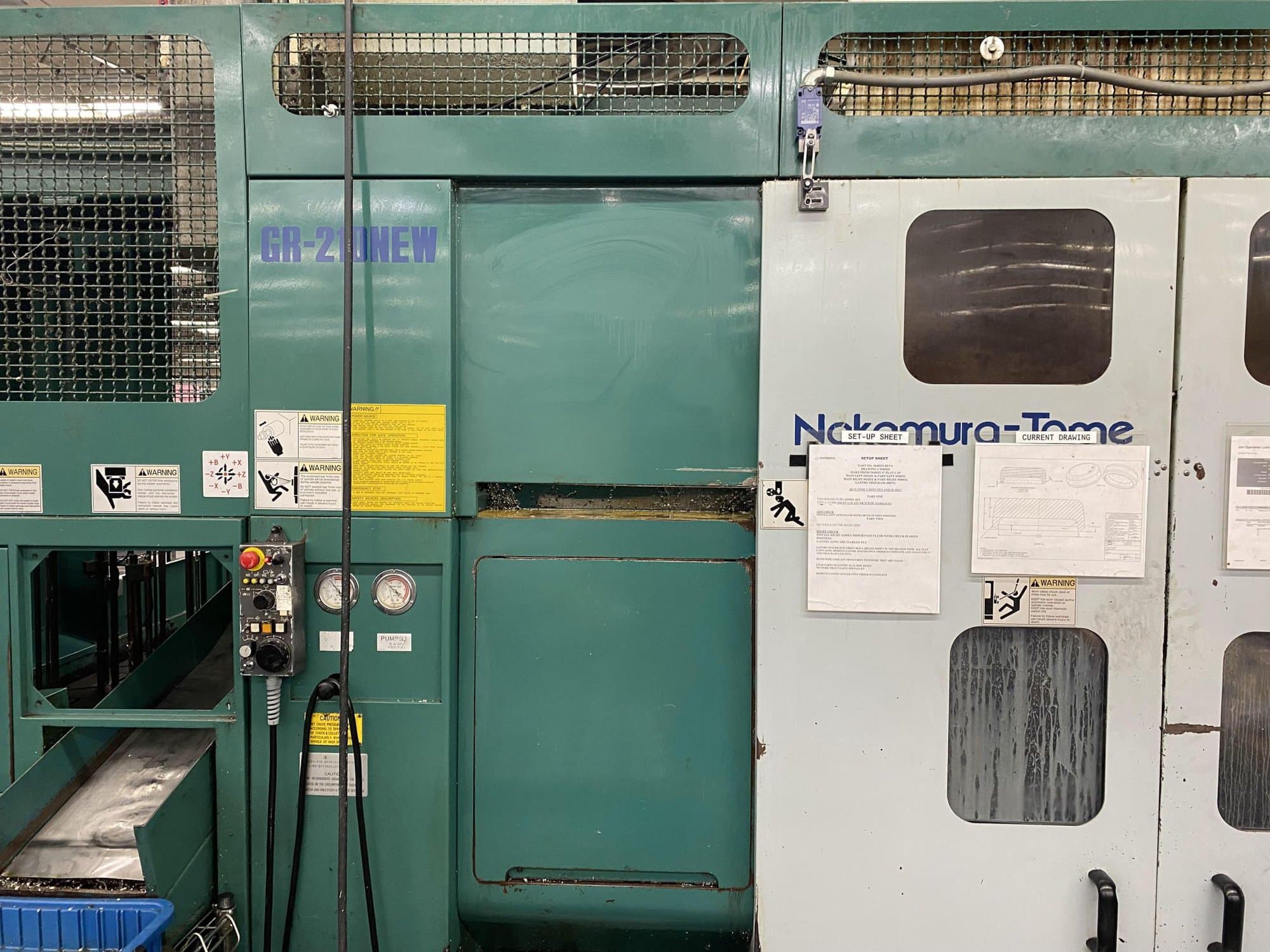 Nakamura-Tome TW-20 CNC Lathe, 2002 - Gantry Robot, Chip Conveyor - Image 8
