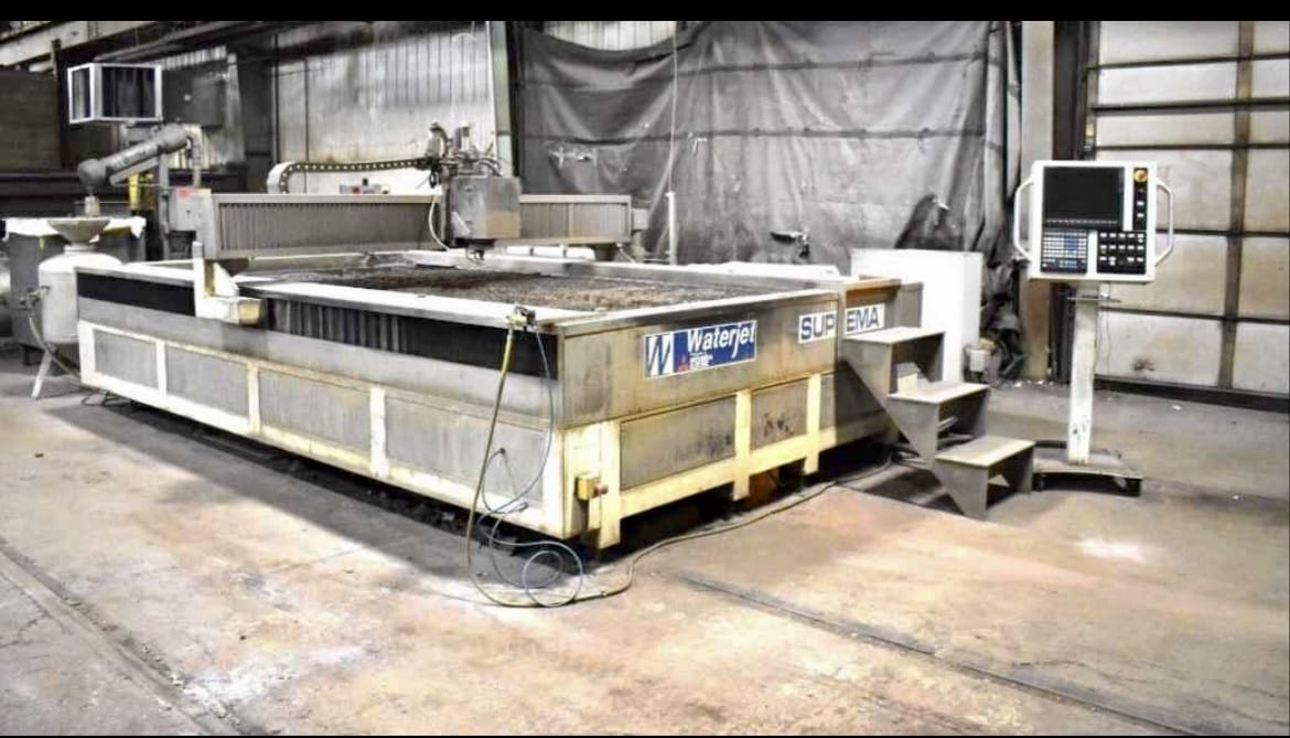 6' x 12' Mitsubishi Suprema Waterjet, 2007 - 60,000 PSI - Image 5